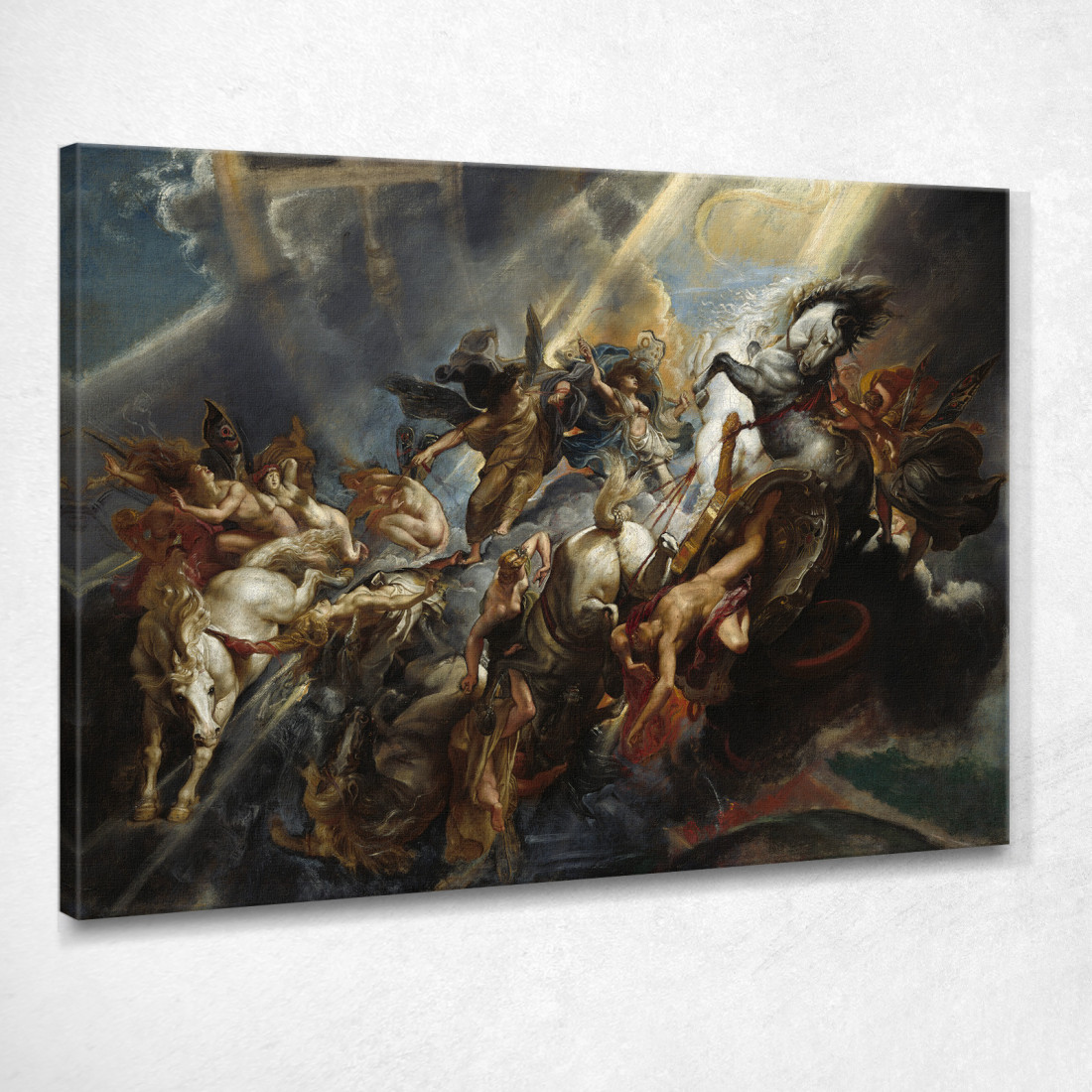 La Caduta Di Fetonte Peter Paul Rubens ppr232 quadro stampato su tela La Caduta Di Fetonte Peter Paul Rubens ppr232 quadro stampato su tela