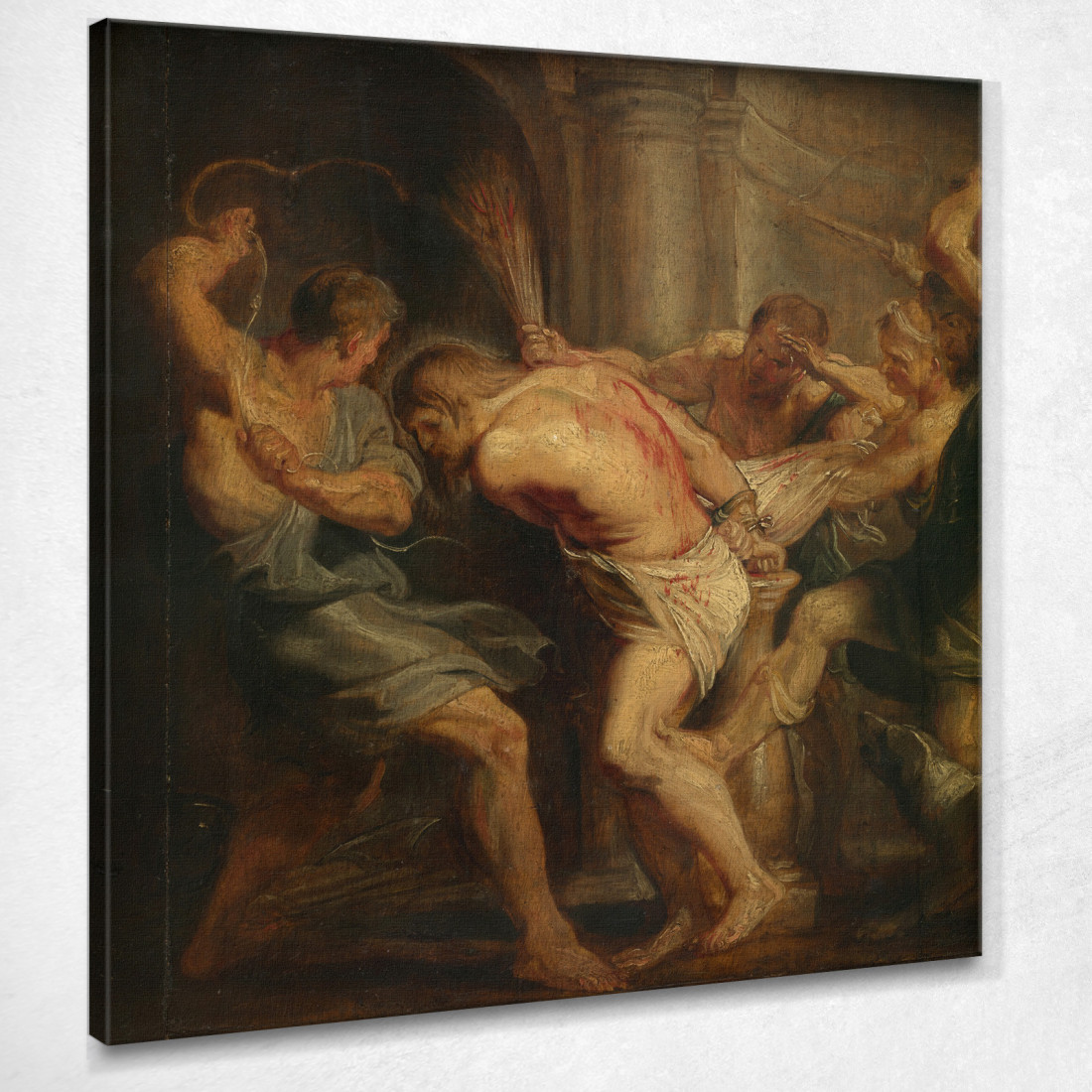La Flagellazione Di Cristo Peter Paul Rubens ppr238 quadro stampato su tela La Flagellazione Di Cristo Peter Paul Rubens ppr238 quadro stampato su tela