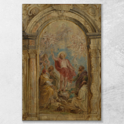 La Glorificazione Dell'Eucaristia Peter Paul Rubens ppr244 quadro stampato su tela