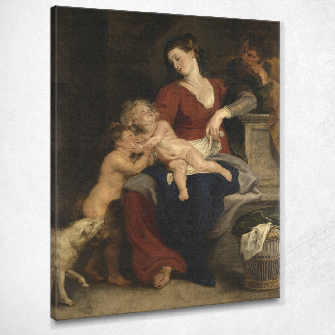 La Sacra Famiglia Con Il Cesto Peter Paul Rubens ppr251 quadro stampato su tela La Sacra Famiglia Con Il Cesto Peter Paul Rubens ppr251 quadro stampato su tela