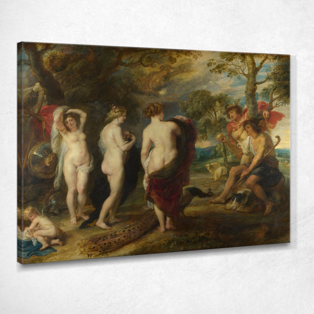 Il Giudizio Di Parigi Peter Paul Rubens ppr258 quadro stampato su tela Il Giudizio Di Parigi Peter Paul Rubens ppr258 quadro stampato su tela