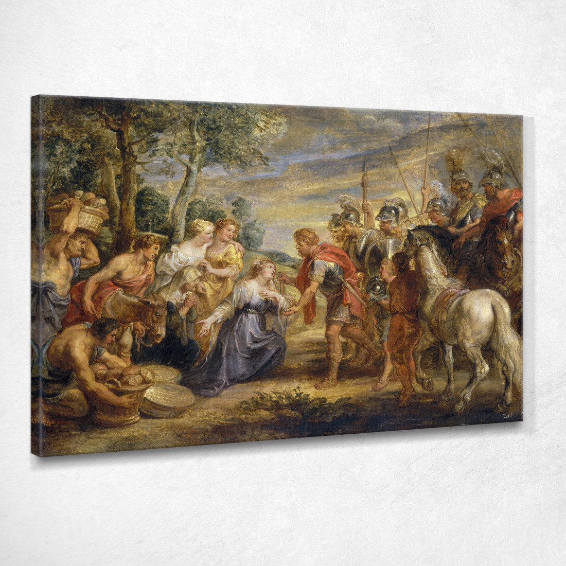 L'Incontro Di Davide E Abigail Peter Paul Rubens ppr268 quadro stampato su tela L'Incontro Di Davide E Abigail Peter Paul Rubens ppr268 quadro stampato su tela