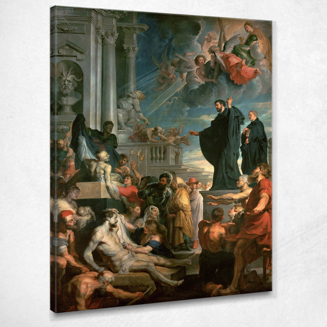 I Miracoli Di San Francesco Saverio Peter Paul Rubens ppr270 quadro stampato su tela I Miracoli Di San Francesco Saverio Peter Paul Rubens ppr270 quadro stampato su tela