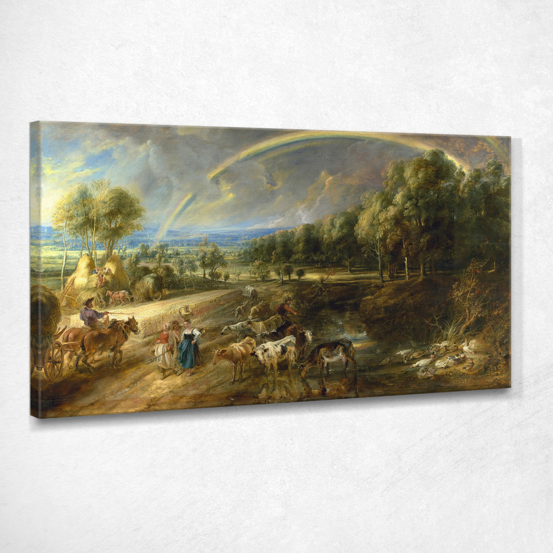 Il Paesaggio Arcobaleno Peter Paul Rubens ppr275 quadro stampato su tela Il Paesaggio Arcobaleno Peter Paul Rubens ppr275 quadro stampato su tela