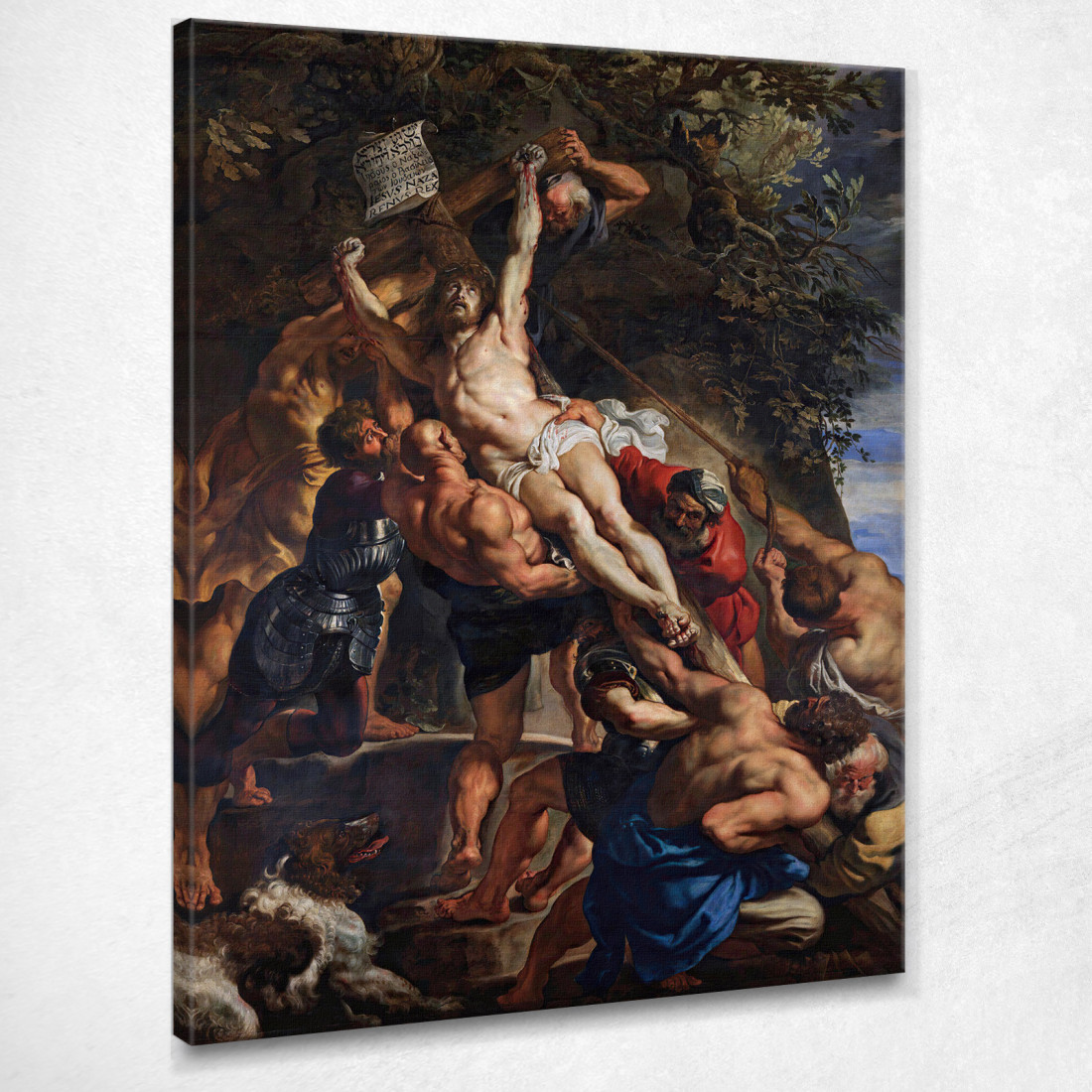 L'Innalzamento Della Croce Peter Paul Rubens ppr276 quadro stampato su tela L'Innalzamento Della Croce Peter Paul Rubens ppr276 quadro stampato su tela