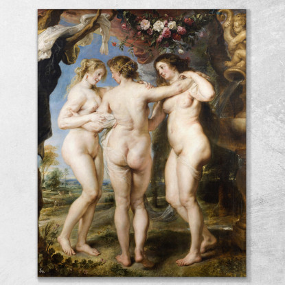 Le Tre Grazie Peter Paul Rubens ppr284 quadro stampato su tela