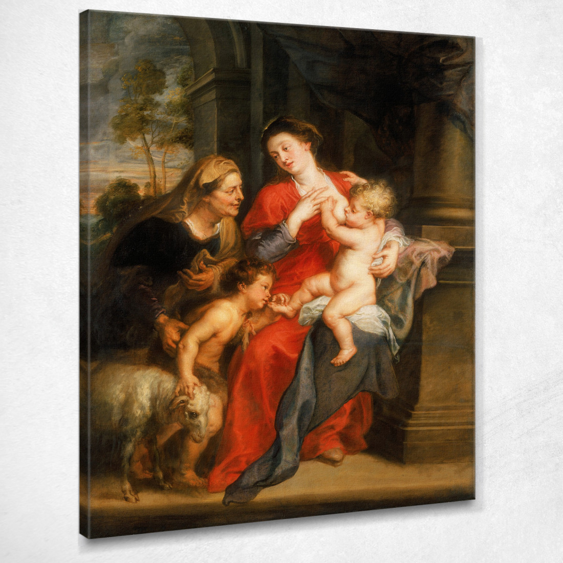 La Vergine Col Bambino E I Ss. Elisabetta E Giovanni Battista Peter Paul Rubens ppr290 quadro stampato su tela La Vergine Col Bambino E I Ss. Elisabetta E Giovanni Battista Peter Paul Rubens ppr290 quadro stampato su tela