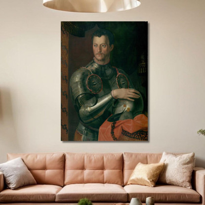 Cosimo I Dei Medici Agnolo Bronzino abz3 quadro stampato su tela