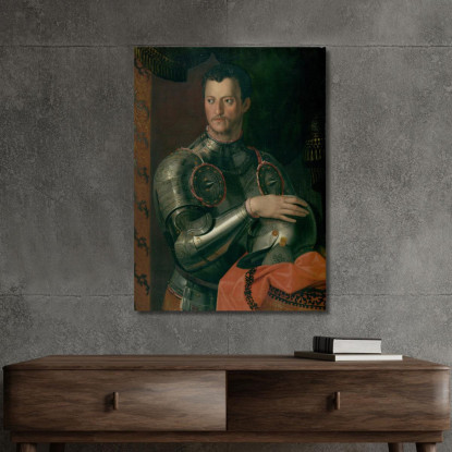 Cosimo I Dei Medici Agnolo Bronzino abz3 quadro stampato su tela