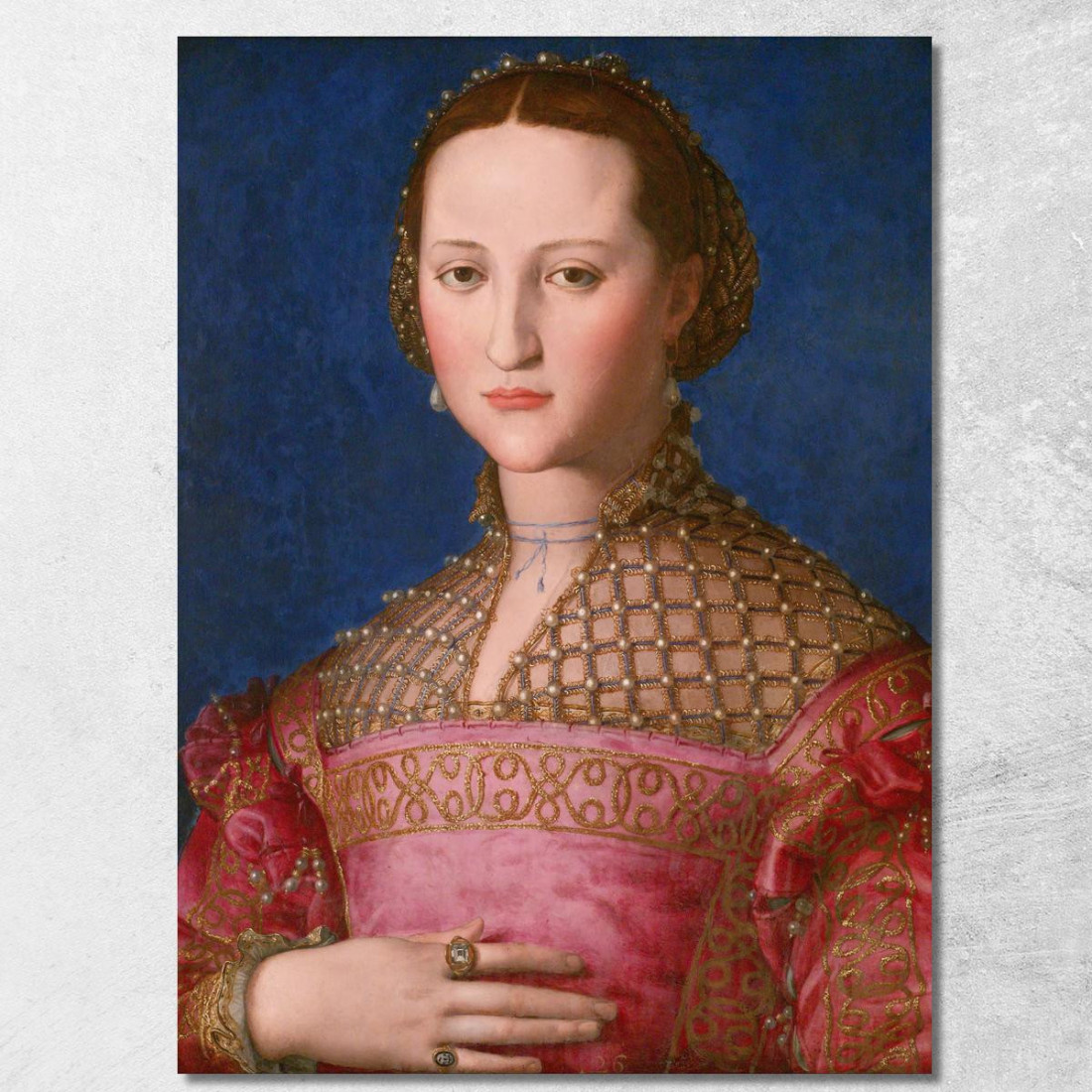 Eleonora Di Toledo Agnolo Bronzino abz6 quadro stampato su tela Eleonora Di Toledo Agnolo Bronzino abz6 quadro stampato su tela
