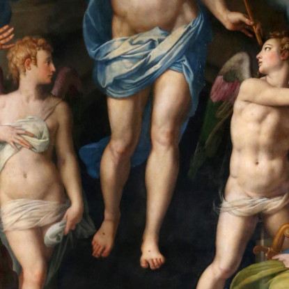 Resurrezione Di Cristo Agnolo Bronzino abz16 quadro stampato su tela