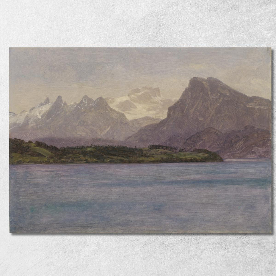 Catena Costiera Dell'Alaska Albert Bierstadt abr3 quadro stampato su tela Catena Costiera Dell'Alaska Albert Bierstadt abr3 quadro stampato su tela
