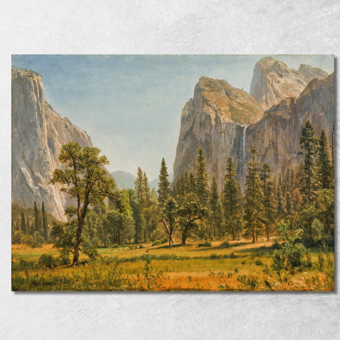 Il Velo Nuziale Cade Yosemite Valley California Albert Bierstadt abr6 quadro stampato su tela Il Velo Nuziale Cade Yosemite Valley California Albert Bierstadt abr6 quadro stampato su tela