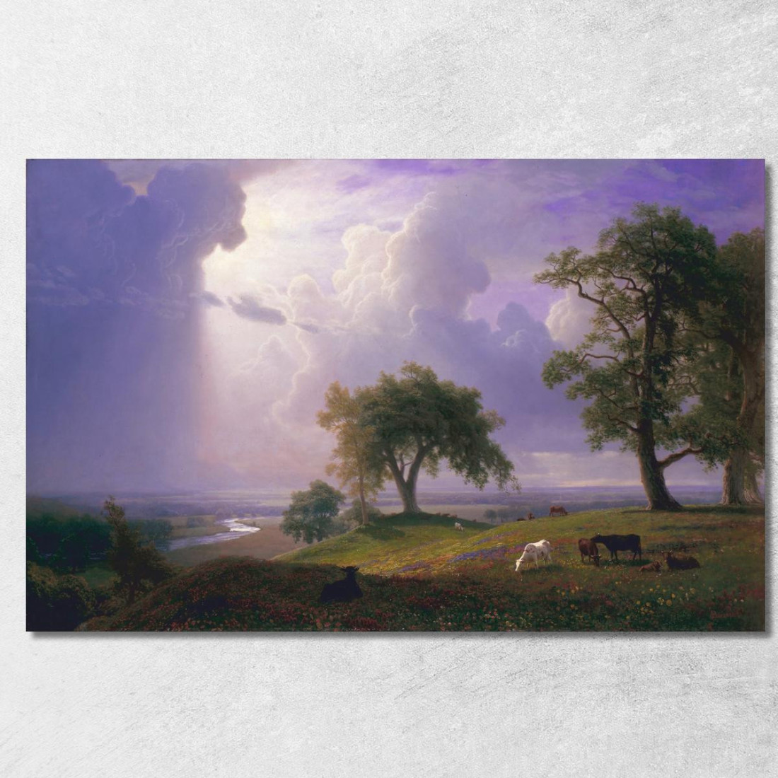 Primavera Californiana Albert Bierstadt abr12 quadro stampato su tela Primavera Californiana Albert Bierstadt abr12 quadro stampato su tela