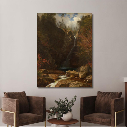Cascate Di Glen Ellis Albert Bierstadt abr29 quadro stampato su tela