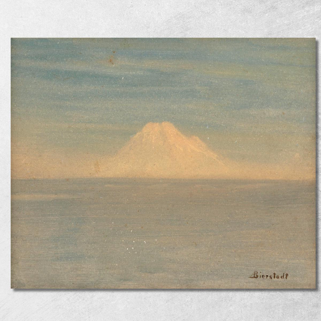 Monte Rainier Albert Bierstadt abr62 quadro stampato su tela Monte Rainier Albert Bierstadt abr62 quadro stampato su tela