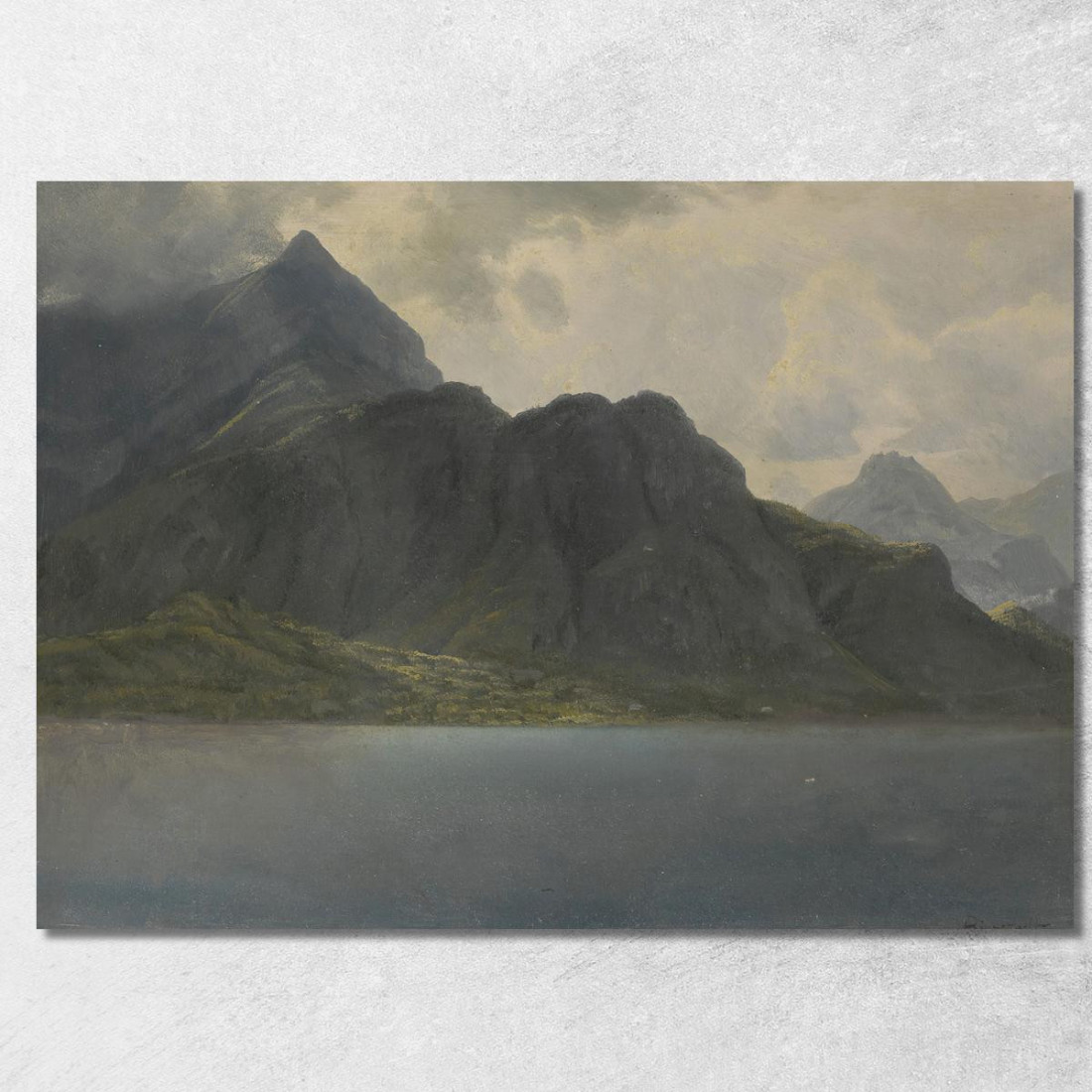 Senza Titolo Alaska Albert Bierstadt abr120 quadro stampato su tela Senza Titolo Alaska Albert Bierstadt abr120 quadro stampato su tela