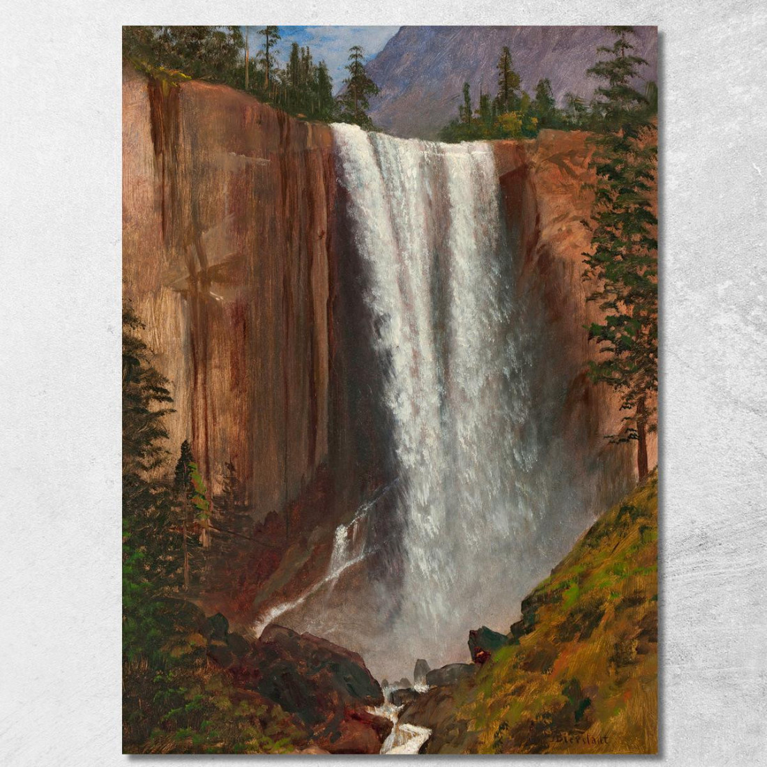 Autunno Primaverile Albert Bierstadt abr124 quadro stampato su tela Autunno Primaverile Albert Bierstadt abr124 quadro stampato su tela