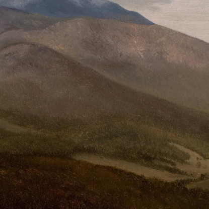 Montagne Bianche Del New Hampshire Albert Bierstadt abr130 quadro stampato su tela