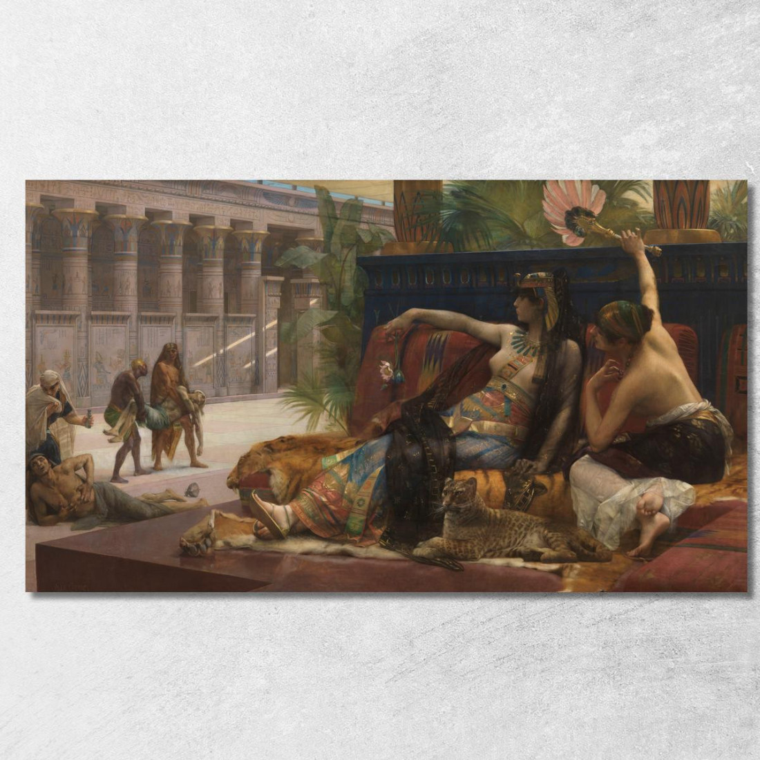 Cleopatra Testa I Veleni Sui Prigionieri Condannati Alexandre Cabanel acb9 quadro stampato su tela Cleopatra Testa I Veleni Sui Prigionieri Condannati Alexandre Cabanel acb9 quadro stampato su tela