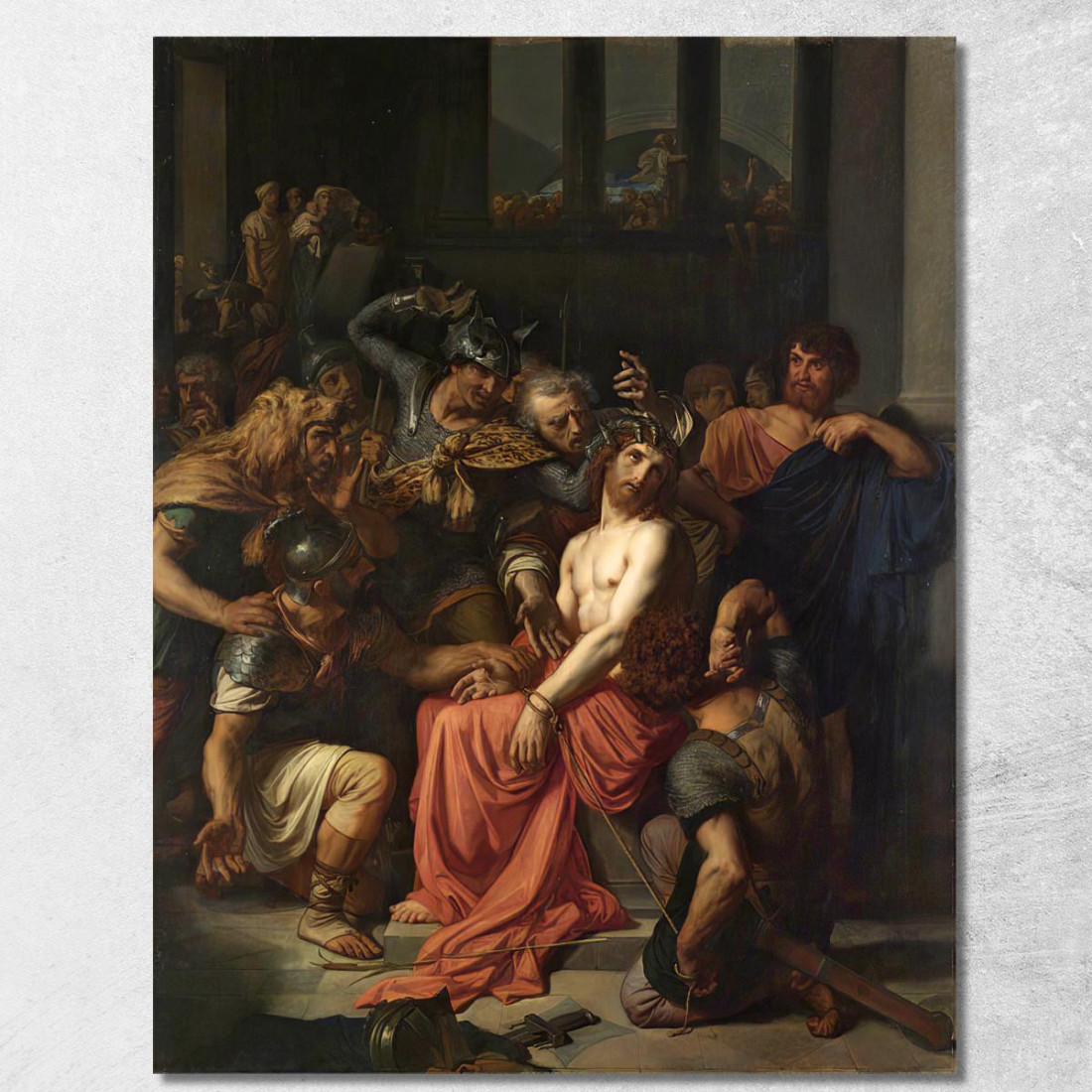 Gesù Nel Pretorio Alexandre Cabanel acb14 quadro stampato su tela Gesù Nel Pretorio Alexandre Cabanel acb14 quadro stampato su tela