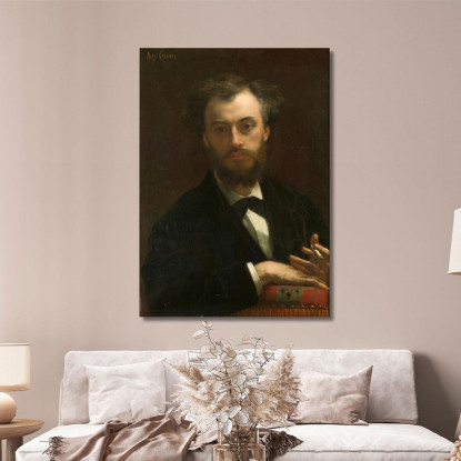 Ritratto Di Pierre Cabanel Alexandre Cabanel acb30 quadro stampato su tela
