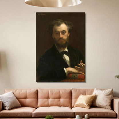 Ritratto Di Pierre Cabanel Alexandre Cabanel acb30 quadro stampato su tela