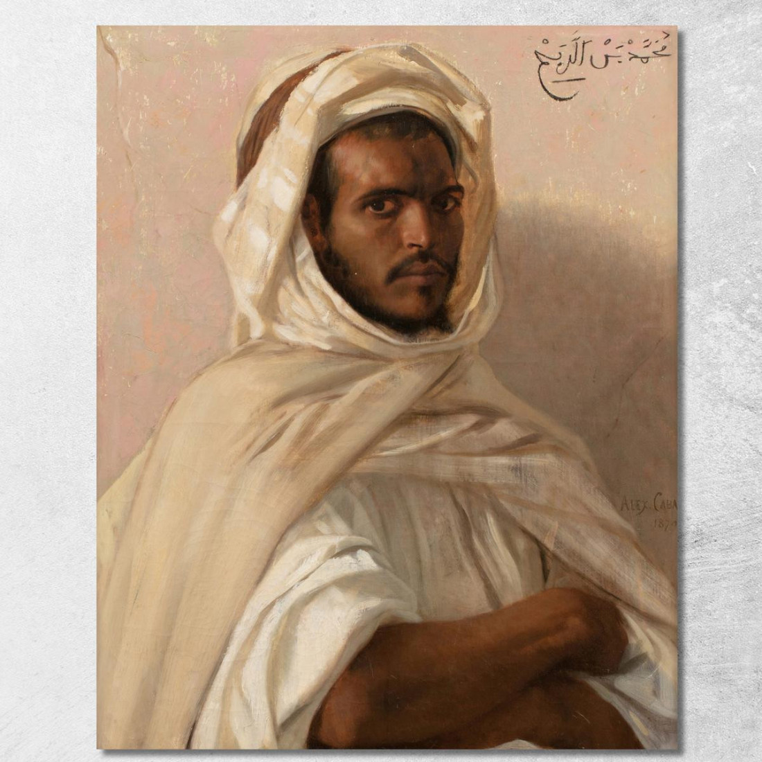Ritratto Di Un Nordafricano Alexandre Cabanel acb31 quadro stampato su tela Ritratto Di Un Nordafricano Alexandre Cabanel acb31 quadro stampato su tela
