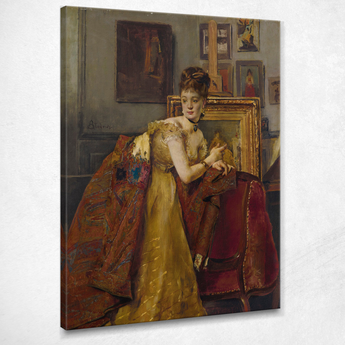 Il Bagno Del Ballo Di Fine Anno Alfred Stevens stal45 quadro stampato su tela Il Bagno Del Ballo Di Fine Anno Alfred Stevens stal45 quadro stampato su tela