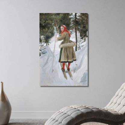 Ragazza Di Mora Anders Zorn azn25 quadro stampato su tela