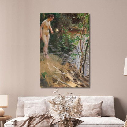 Modello A Riva Anders Zorn azn45 quadro stampato su tela