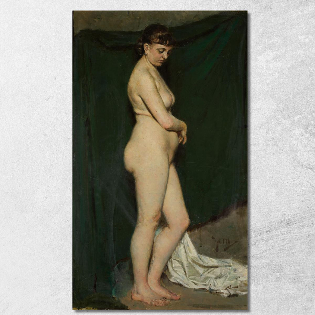 Studio Del Modello Anders Zorn azn46 quadro stampato su tela Studio Del Modello Anders Zorn azn46 quadro stampato su tela