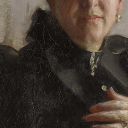 La Signora John Crosby Brown Mary Elizabeth Adams Anders Zorn azn48 quadro stampato su tela