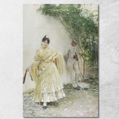 Siviglia Anders Zorn azn68 quadro stampato su tela