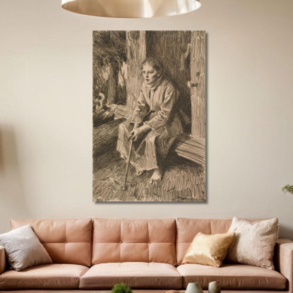 Sul Bastione Anders Zorn azn80 quadro stampato su tela