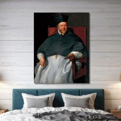 Vescovo Jan Van Malderen Anthony van Dyck avd11 quadro stampato su tela