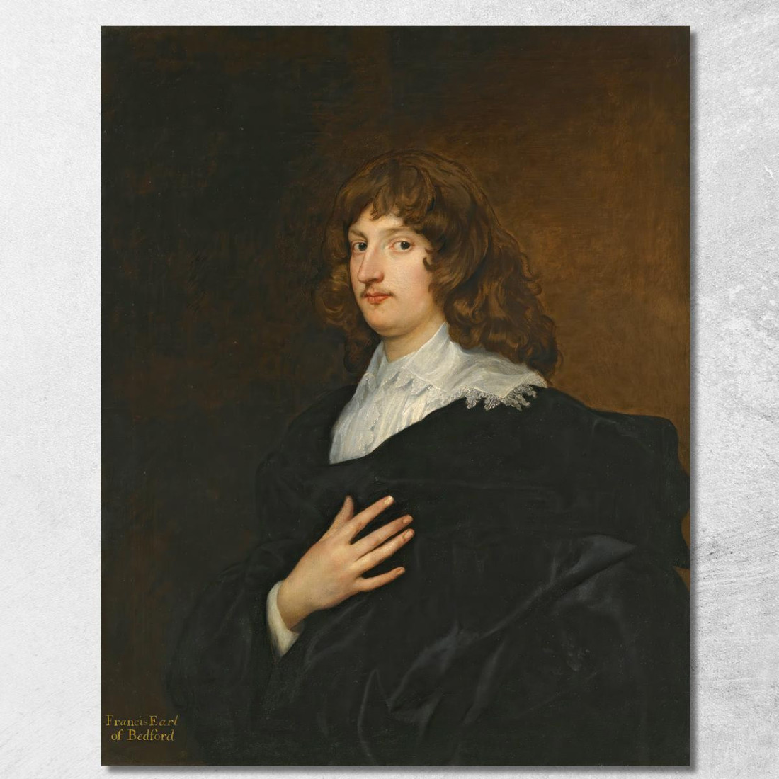 Ritratto Di William Russell 5° Conte E Successivamente Primo Duca Di Bedford Anthony van Dyck avd88 quadro stampato su tela Ritratto Di William Russell 5° Conte E Successivamente Primo Duca Di Bedford Anthony van Dyck avd88 quadro stampato su tela