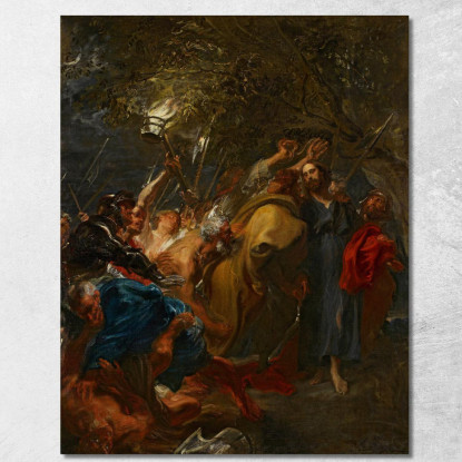 Il Tradimento Di Cristo Anthony van Dyck avd112 quadro stampato su tela