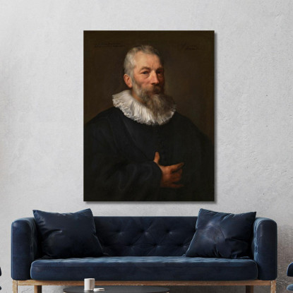 Il Pittore Marten Pepijn Anthony van Dyck avd122 quadro stampato su tela