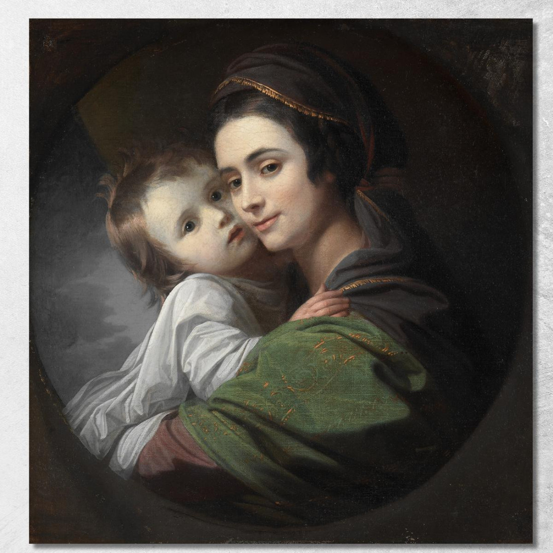 Elizabeth Shewell West E Suo Figlio Raphael Benjamin West bwt19 quadro stampato su tela Elizabeth Shewell West E Suo Figlio Raphael Benjamin West bwt19 quadro stampato su tela