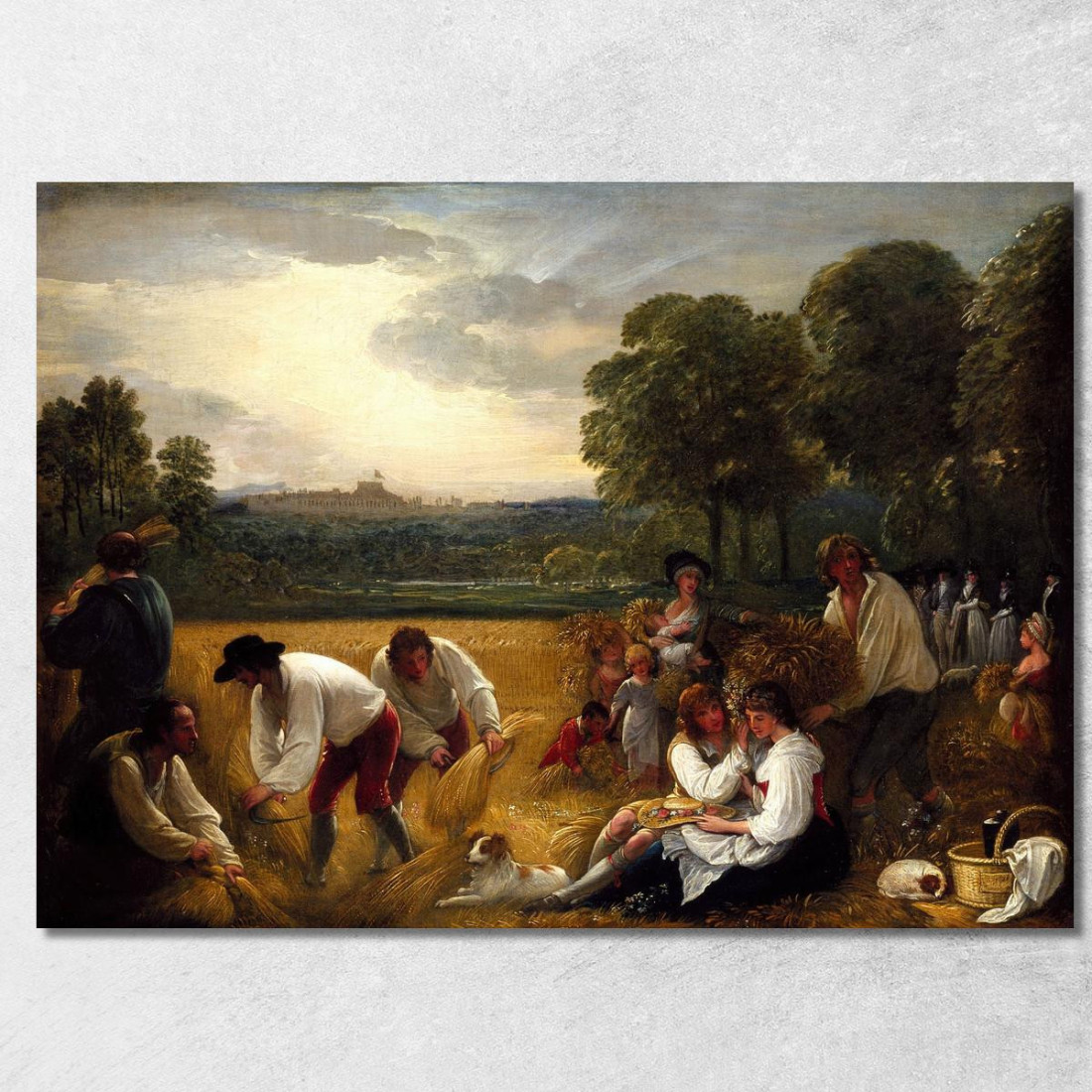 Raccolta A Windsor Benjamin West bwt25 quadro stampato su tela