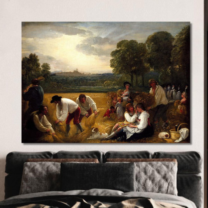 Raccolta A Windsor Benjamin West bwt25 quadro stampato su tela