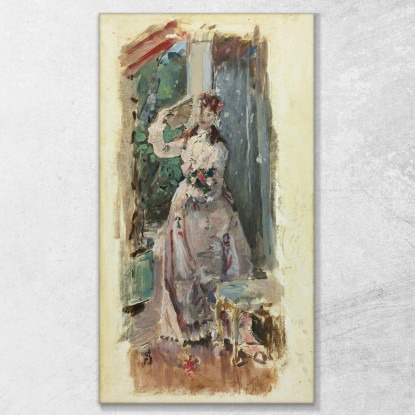 L'Angolo Del Balcone Alfred Stevens stal83 quadro stampato su tela