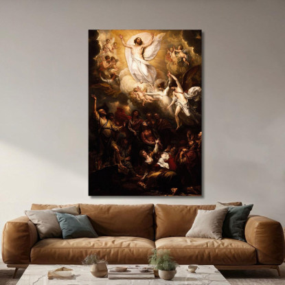 L'Ascensione Benjamin West bwt60 quadro stampato su tela