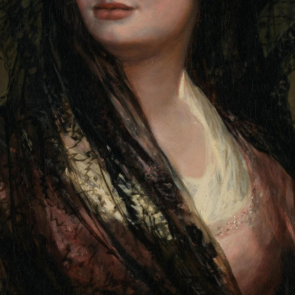 Ritratto Di Dona Isabel De Porcel Francisco de Goya fgy43 quadro stampato su tela