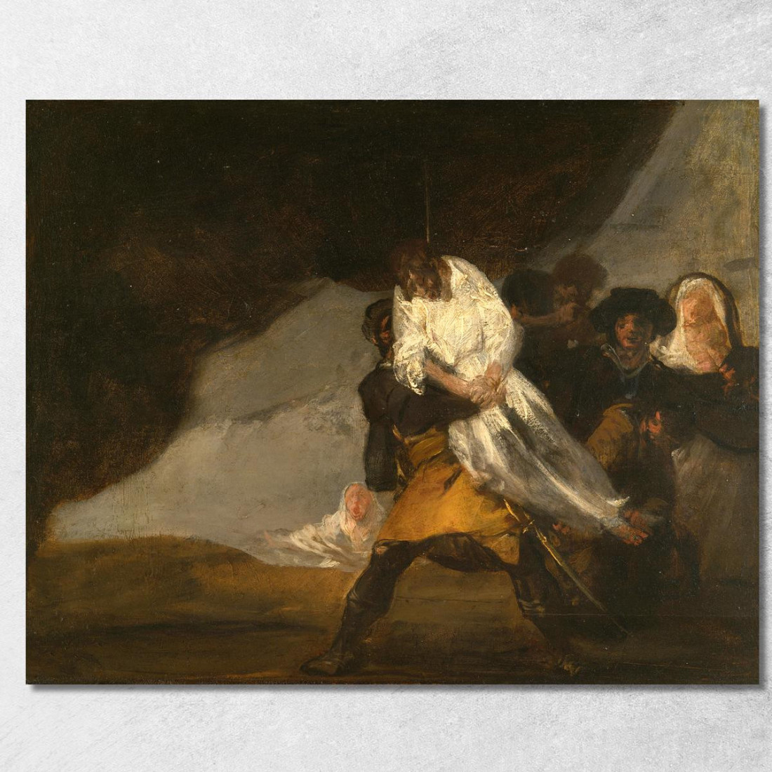 Il Monaco Impiccato Francisco de Goya fgy63 quadro stampato su tela Il Monaco Impiccato Francisco de Goya fgy63 quadro stampato su tela