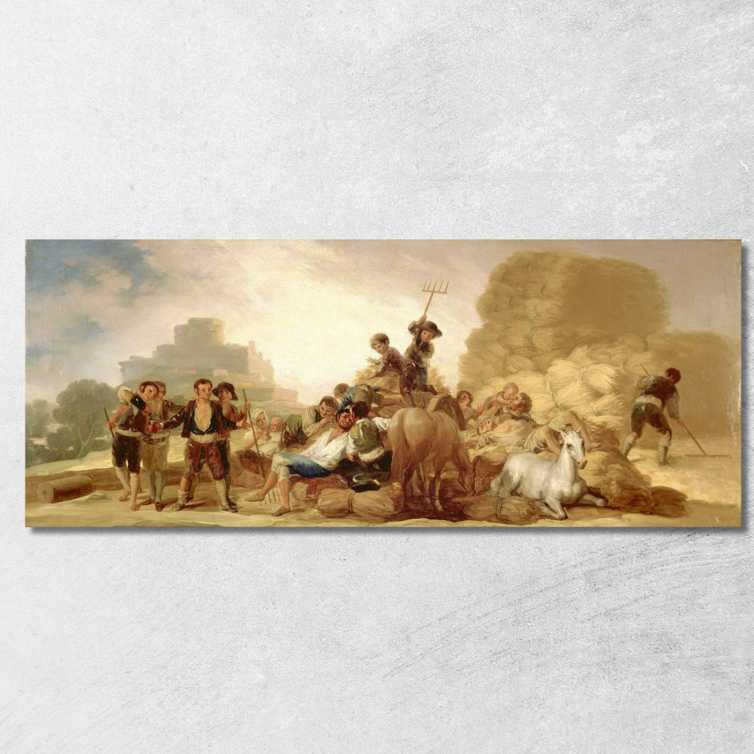 L'Aia Francisco de Goya fgy67 quadro stampato su tela L'Aia Francisco de Goya fgy67 quadro stampato su tela