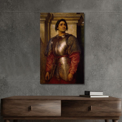 A Condottiere Frederic Leighton flg1 quadro stampato su tela