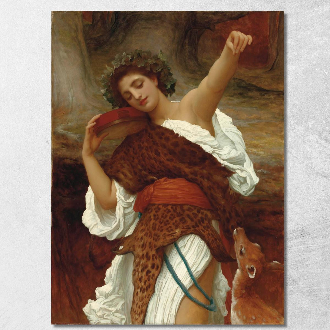 Baccante Frederic Leighton flg7 quadro stampato su tela Baccante Frederic Leighton flg7 quadro stampato su tela
