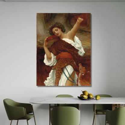 Baccante Frederic Leighton flg7 quadro stampato su tela